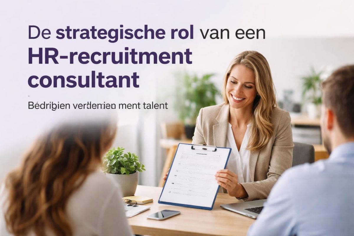 hr recruitment consultant: rol, verantwoordelijkheden & impact